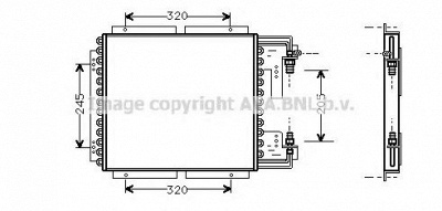 AVA QUALITY COOLING rt5187 -  Конденсатор, кондиционер